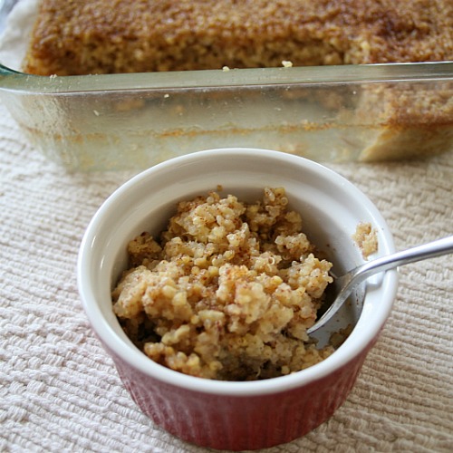 Mama Me Gluten Free Baked Quinoa Millet Breakfast Pudding