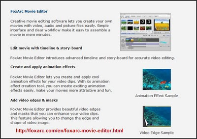 FoxArc Moving Editing Software