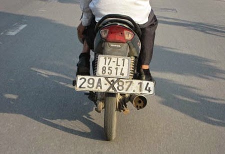 Biển số xe độc chỉ có ở việt nam Biển số xe độc chỉ có ở việt nam