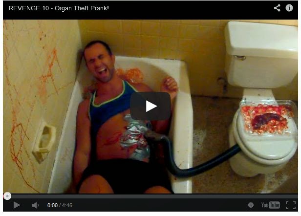 Organ Theft Prank Organ Theft Prank