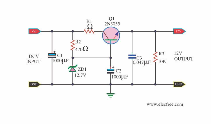 Voltage Regulator Circuit Diagram Car Battery Voltage Regulator Circuit Diagram Car Battery