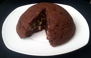 Czarne ciasto z jabłkami Czarne ciasto z jabłkami