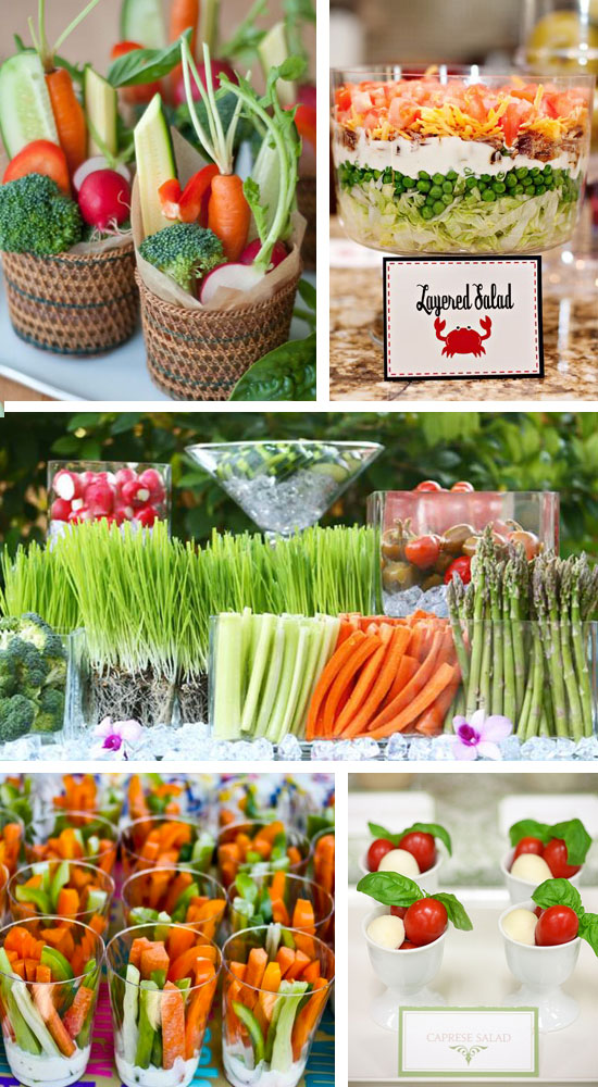 Vegetable display ideas When it comes to fruit consider serving a fruit 
