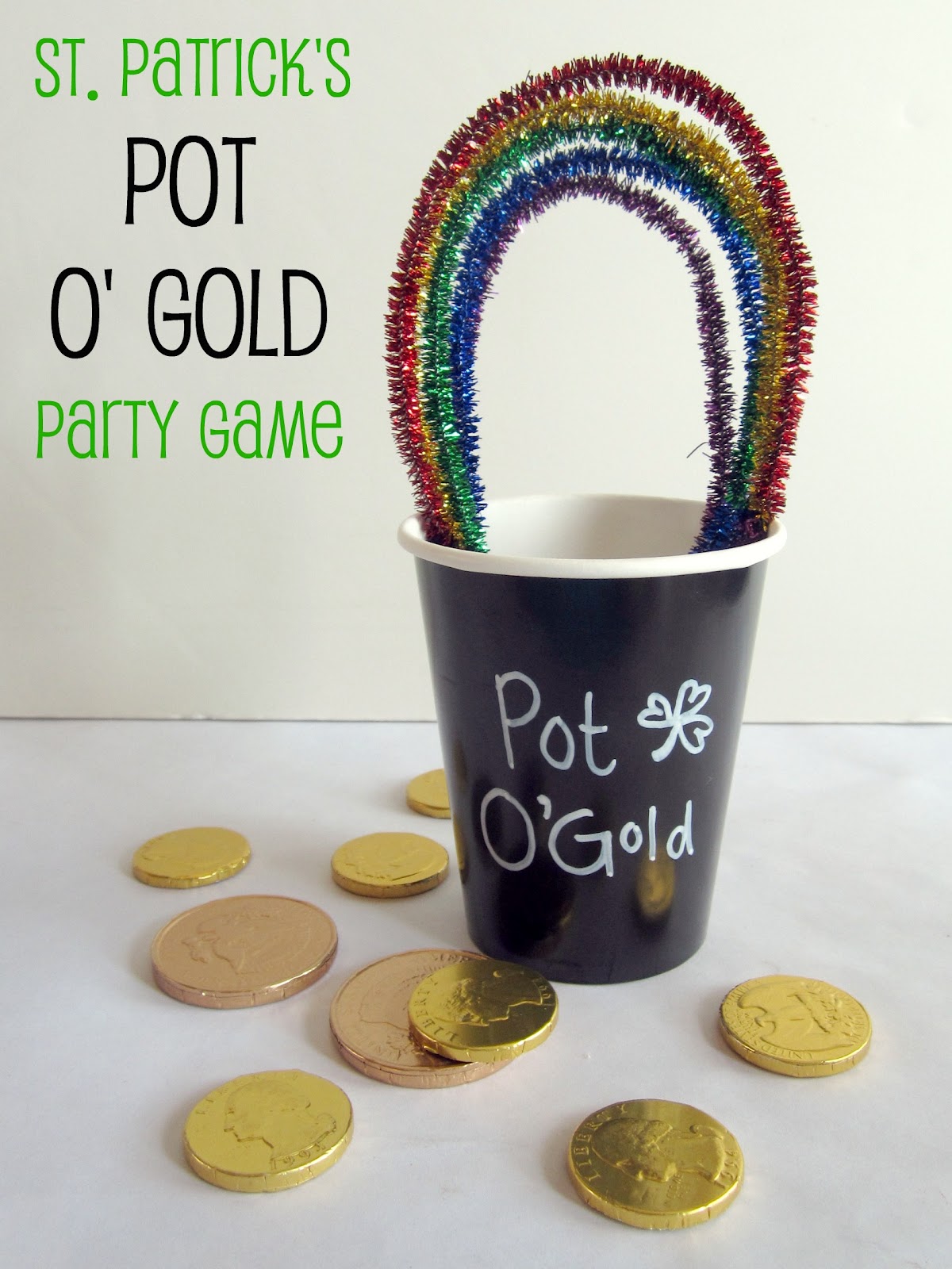 B.Inspired, Mama! Easy St. Patrick’s Pot of Gold Party Game
