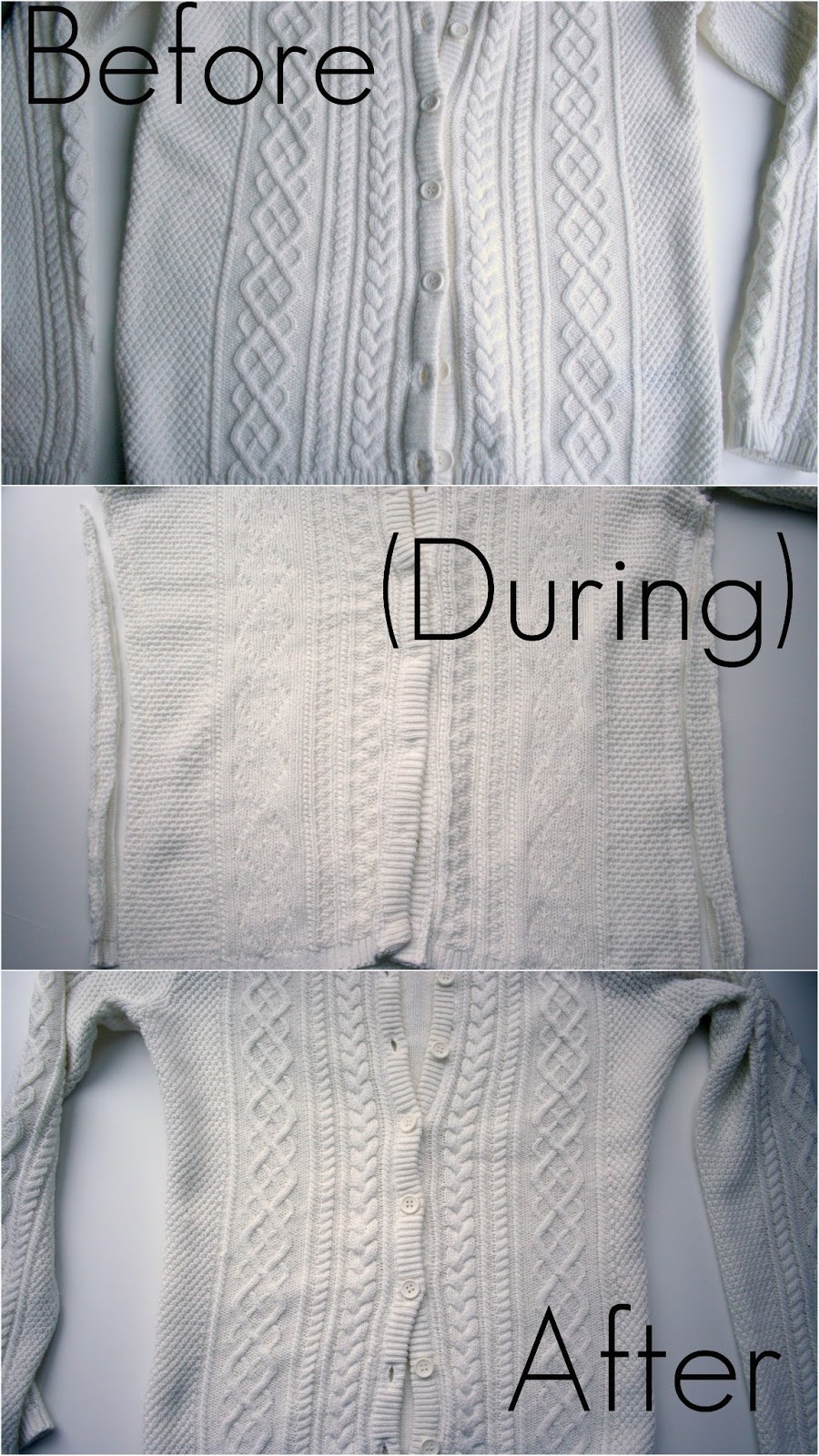 How to sew on sweaters in actionscarf and sweater / Create / Enjoy