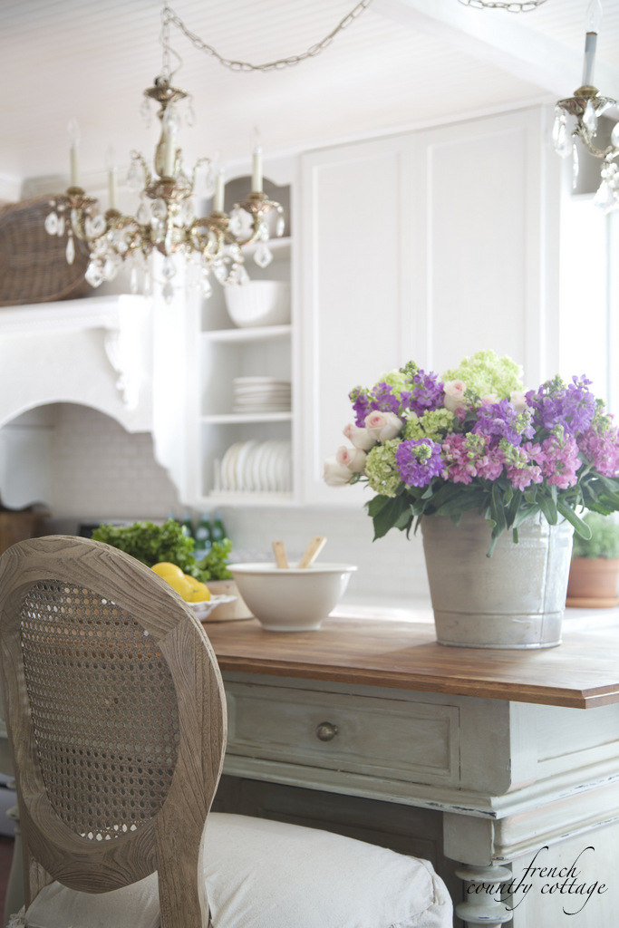 Get The Look Vintage Inspired Kitchen Island French Country Cottage