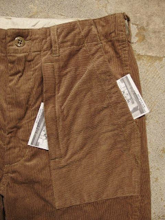 Engineered Garments Rugby Short & Fatigue Short - 14W Corduroy Spring/Summer 2015 SUNRISE MARKET