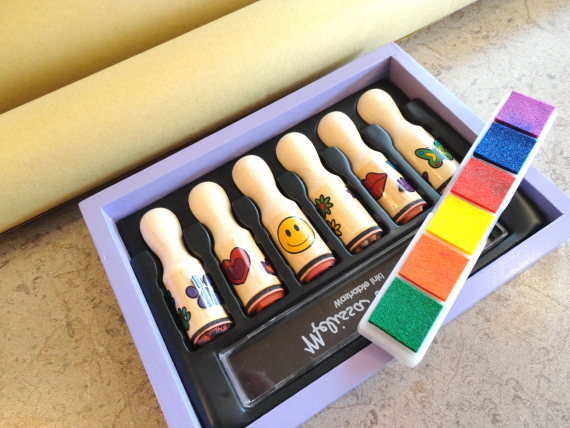 Nana Brown's: Kids Craft - Homemade Wrapping Paper