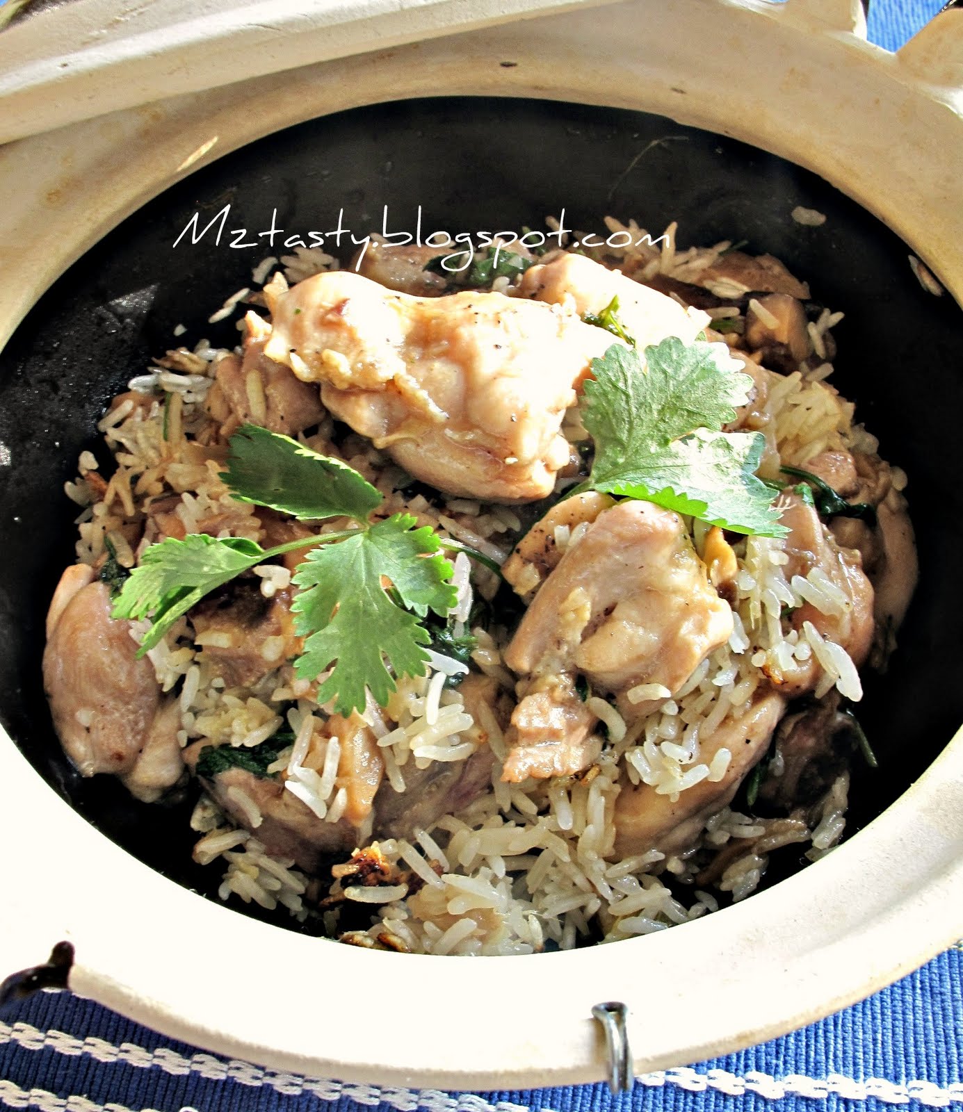 MzTasty's Kitchen, Savor The Flavor Fragrant Claypot Chicken Rice