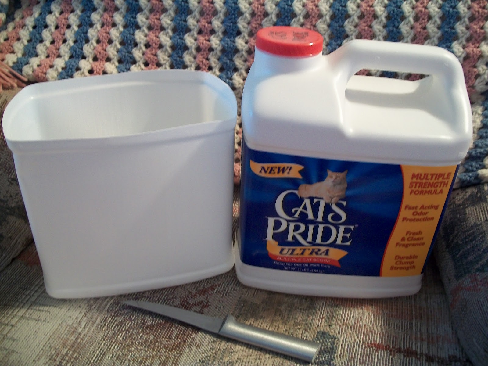 Cats, Kids and Crafts Recycle Cats Pride Container Garden