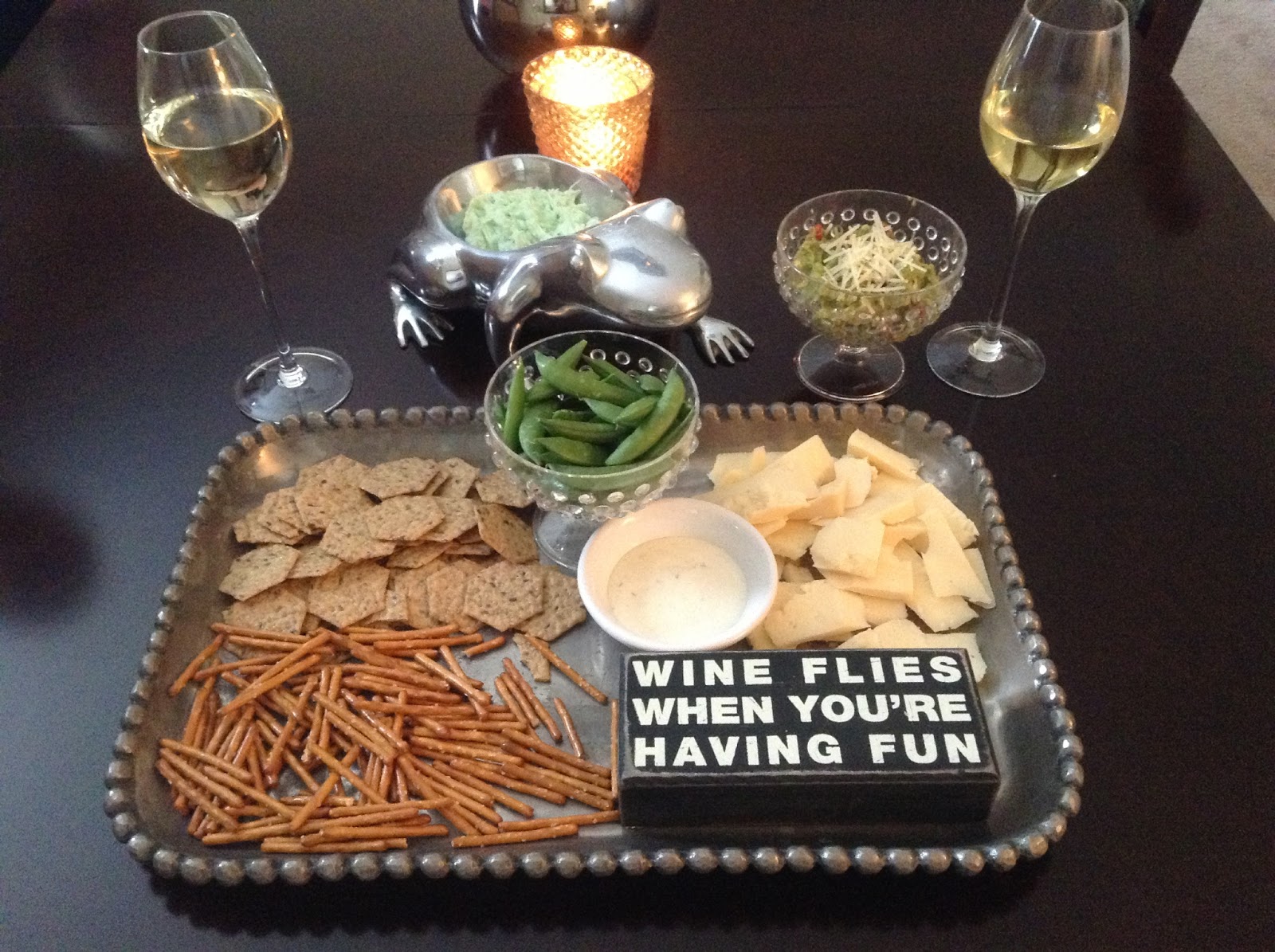 Flirting with Disaster...and Design Easy, Elegant Wine Platter