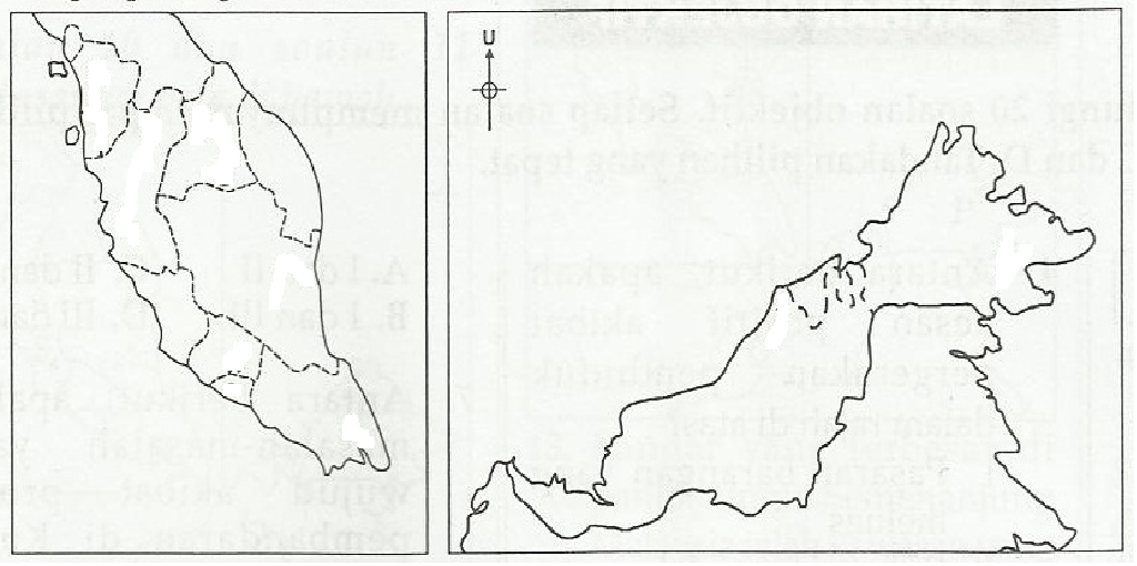 Geografi Peta Kosong Malaysia