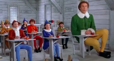 Buddy the Elf doesn't fit in with the other elves at North Pole Elementary School