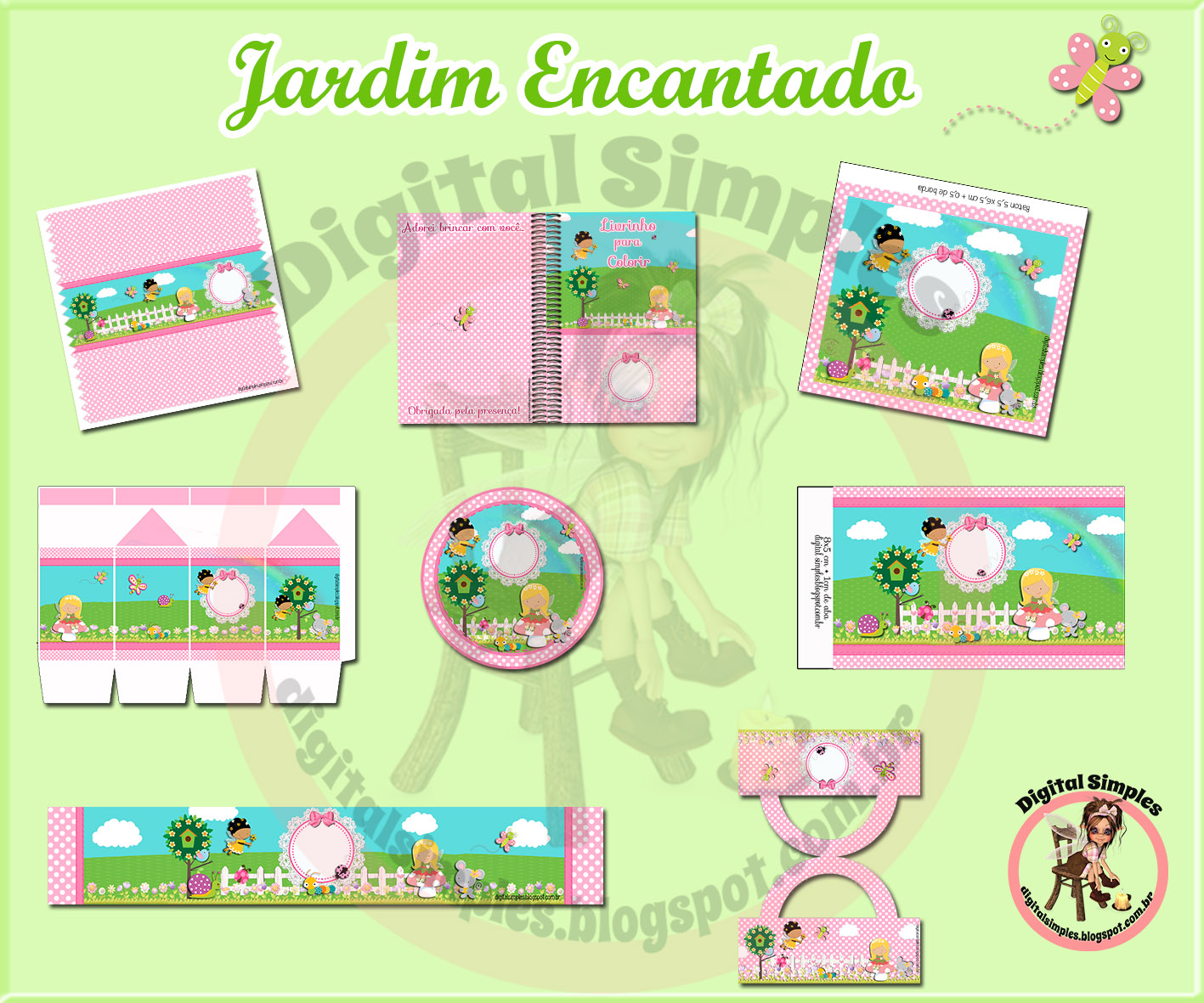 Featured image of post Convite Para Editar Jardim Encantado Convite de casamento com aquarela rosa jardim de flores