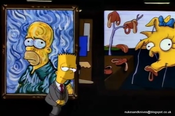 The Simpsons Homer Louis Vuitton Couch Painting by Chosen Art