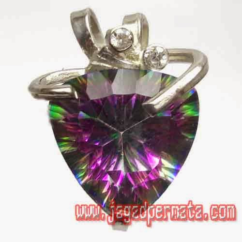 Liontin Permata Natural Mystic Quartz Liontin Permata Natural Mystic Quartz