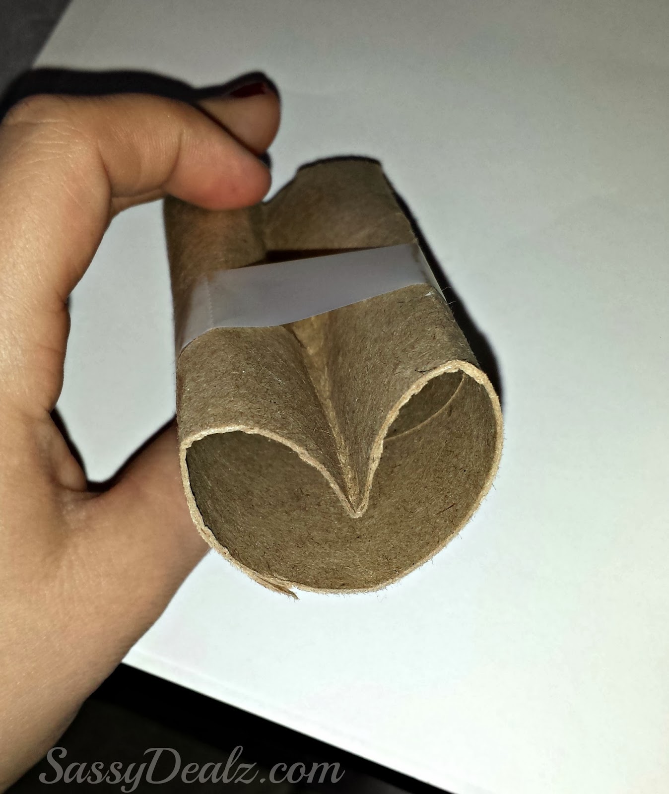 Cardboard Roll Heart Stamp – Housing a Forest