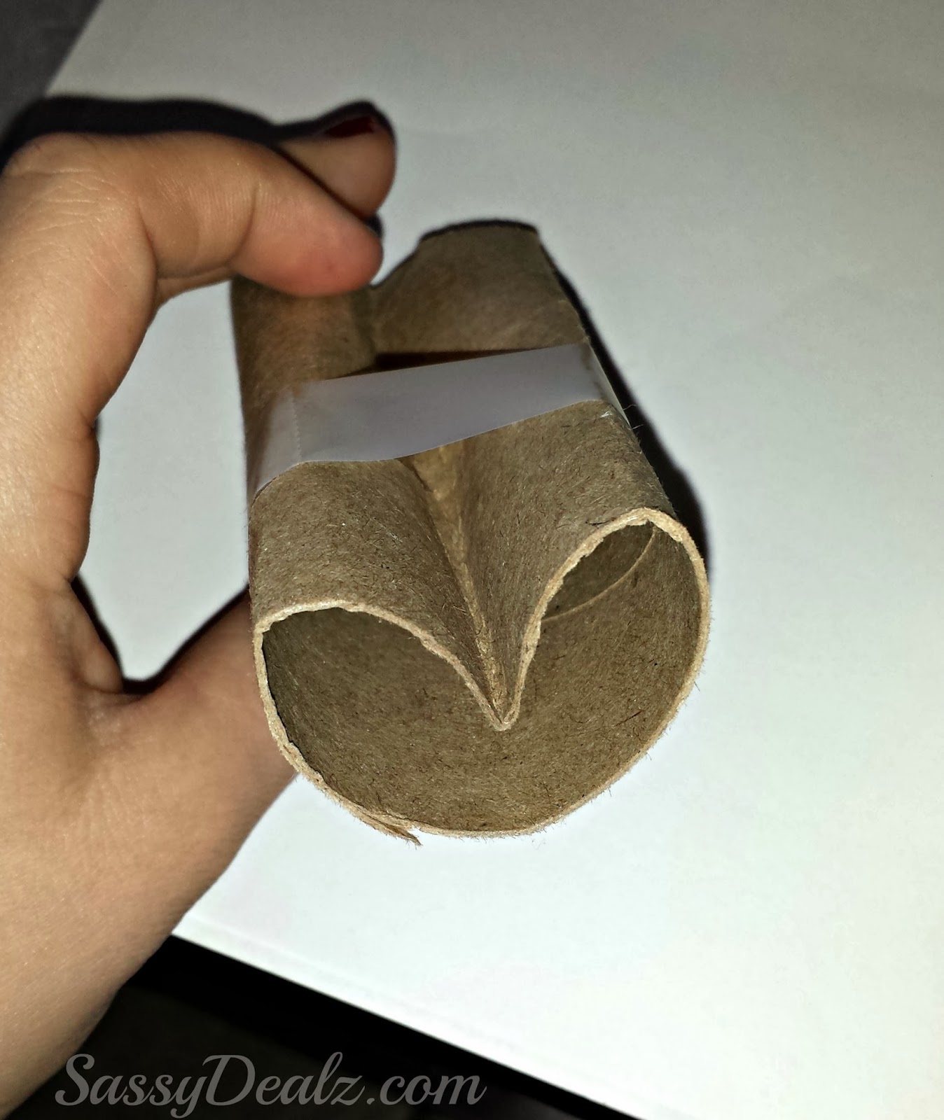 DIY Heart Stamp Using Toilet Paper Rolls (Kids Valentines Craft