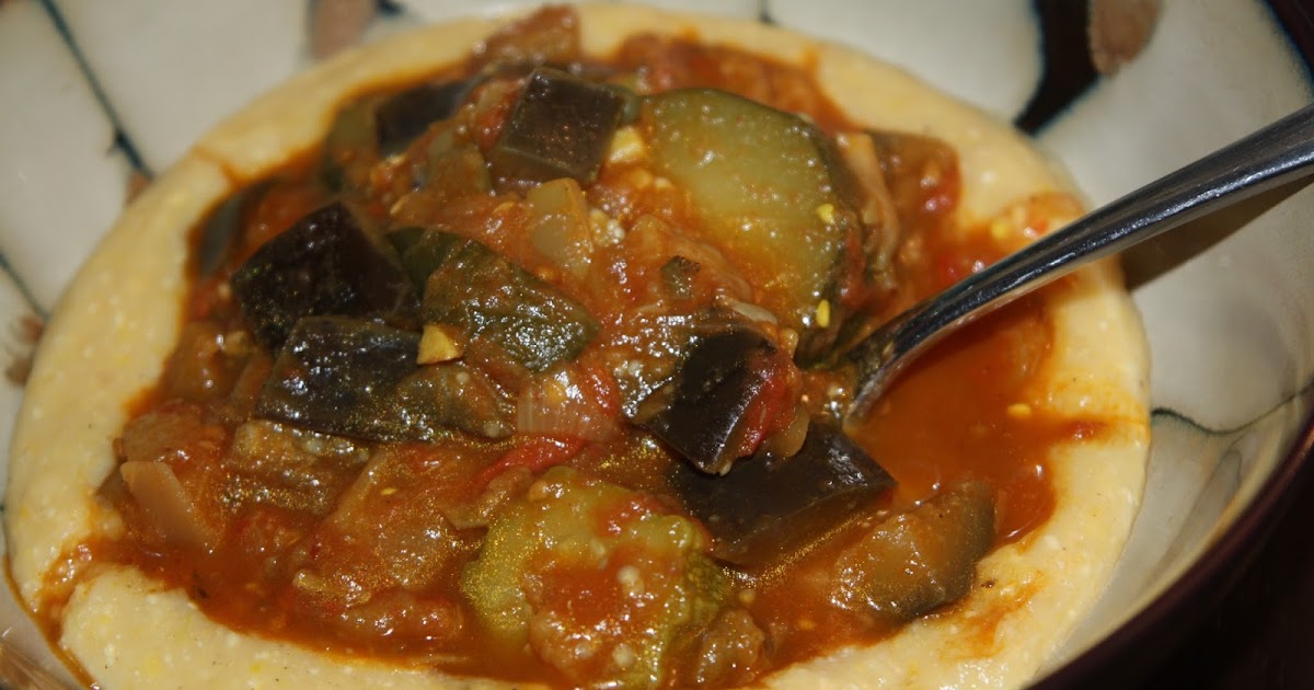 Green Urban Kitchen Mediterranean Eggplant and Zucchini Stew with