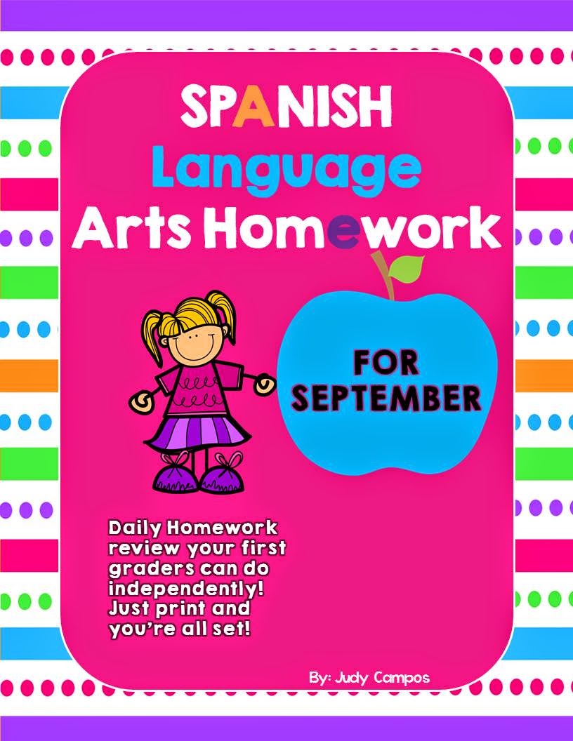 Teaching Little Apples A First Grade Teaching Blog September Spanish