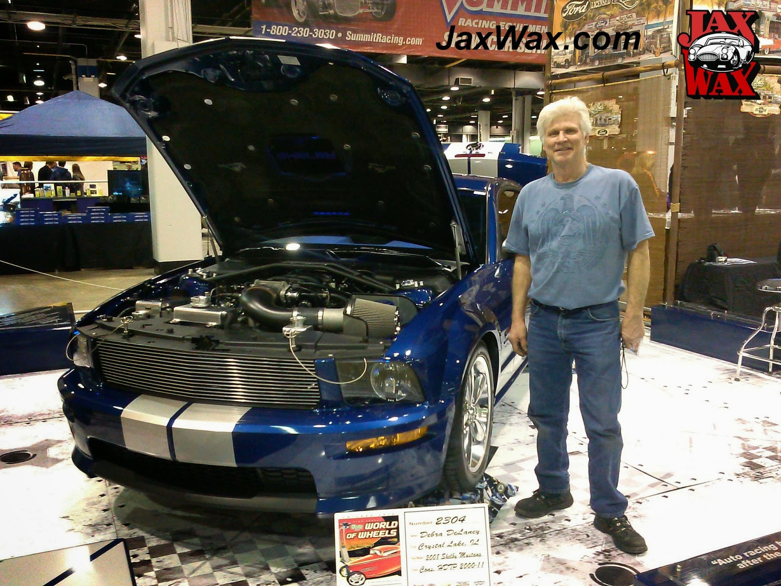 2008 Ford Mustang Shelby GT Jax Wax Customer Chicago World of Wheels 2008 Ford Mustang Shelby GT Jax Wax Customer Chicago World of Wheels