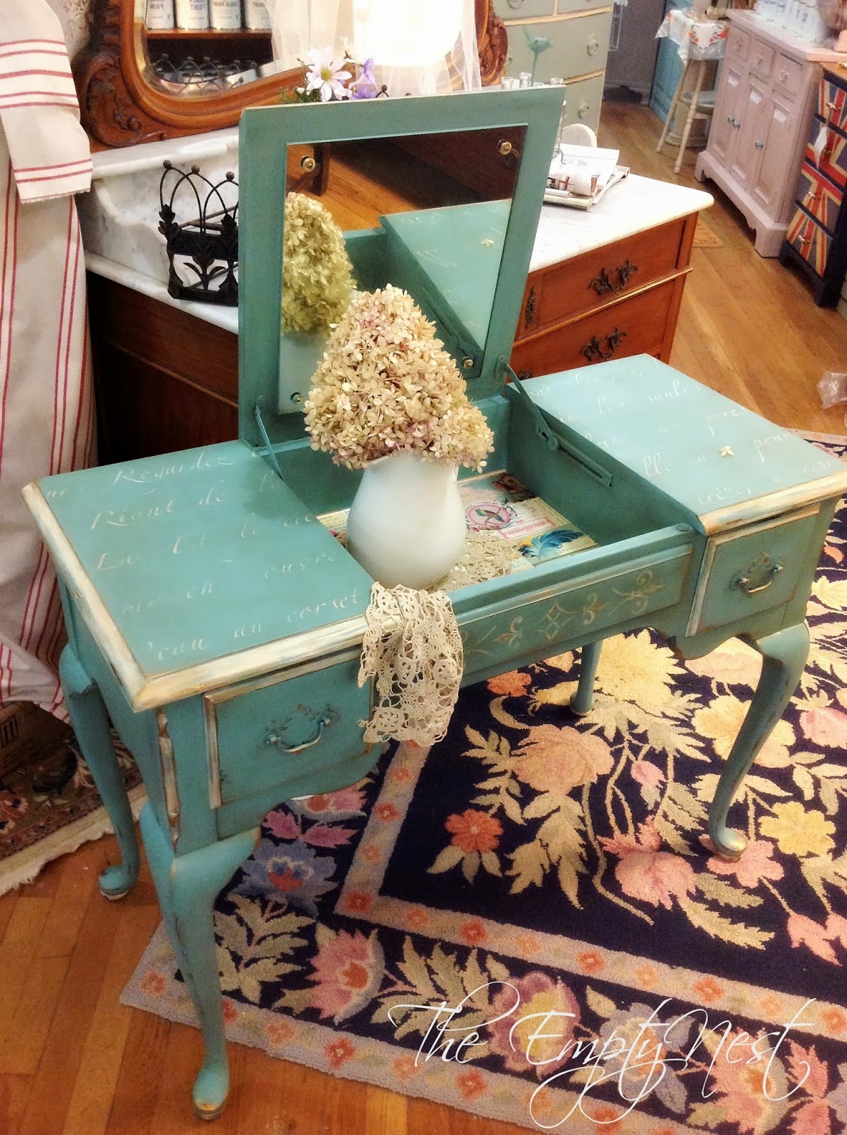 The Empty Nest how to dry brush with Chalk Paint® by Annie Sloan or I