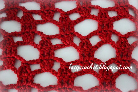 Lacy Crochet Stitch 4 Right Handed Crochet Tutorial YouTube
