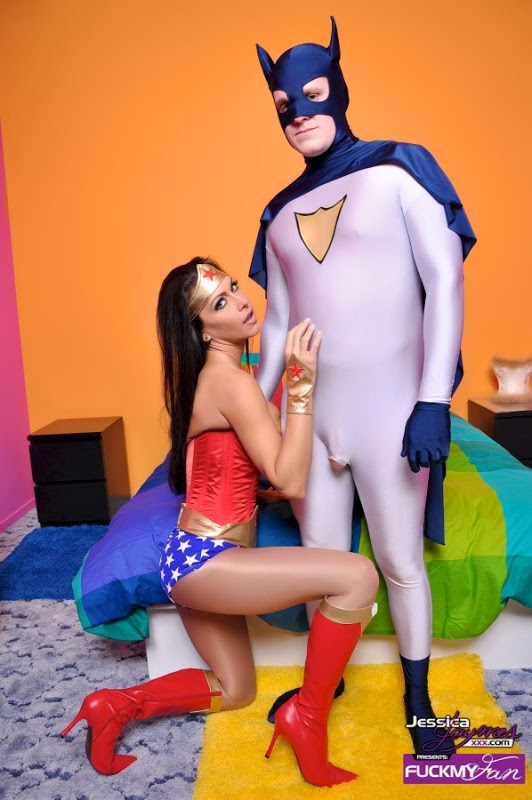 JESSICA JAYMES: WONDER WOMAN SUBMTS TO BATMAN | porn and teen