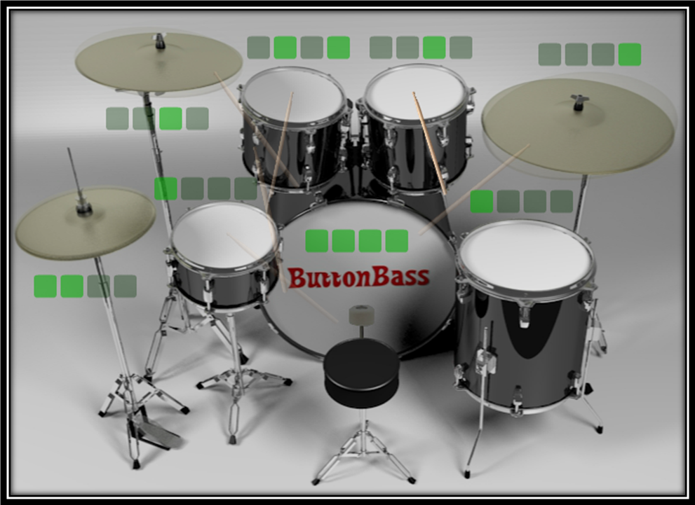 Active Green color box you ring tone as drum beats