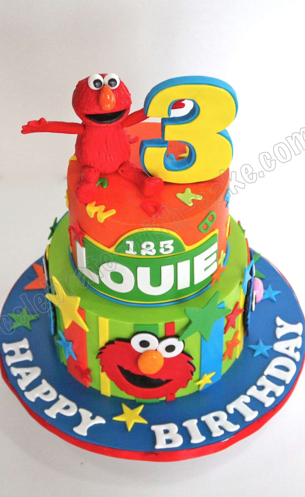 Celebrate with Cake! Elmo 2 tier Cake Celebrate with Cake! Elmo 2 tier Cake