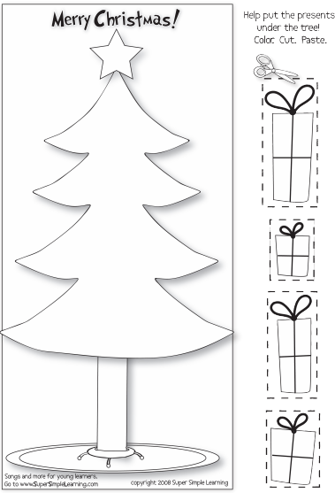 Tweenies Worksheets Christmas Tree Summerhill Studio Elt Resources