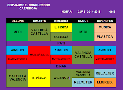 Horari 6é B