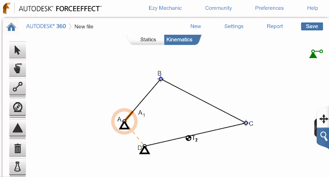 Autodesk FORCEEFFECT for Mechanism Design