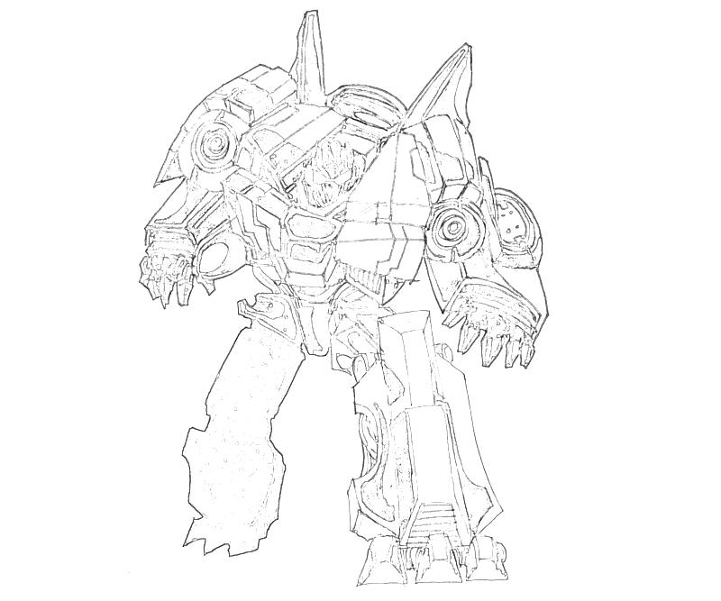 Transformers Grimlock Coloring Coloring Pages