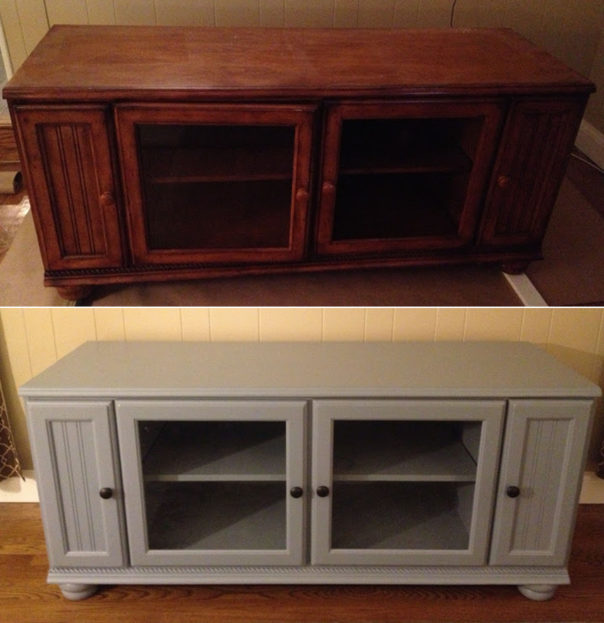 House and Handyman: Painted TV Stand