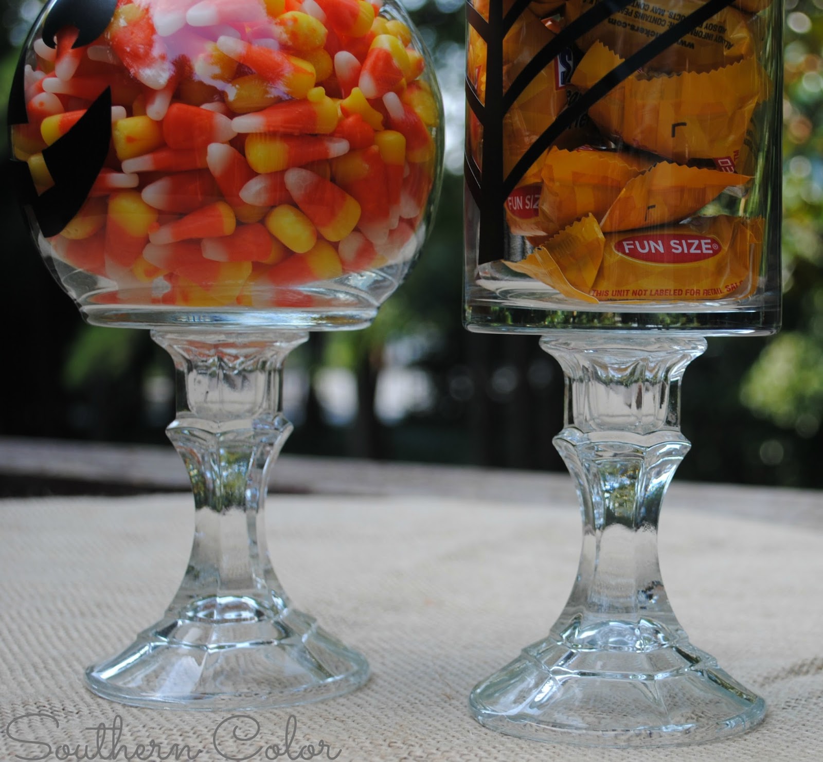 Southern Color Simple DIY Halloween Candy Jar