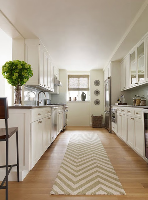Eye For Design: Create A Lovely Galley Kitchen