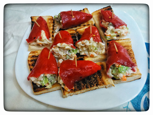 Tapa, Pimientos De Piquillo Rellenos
