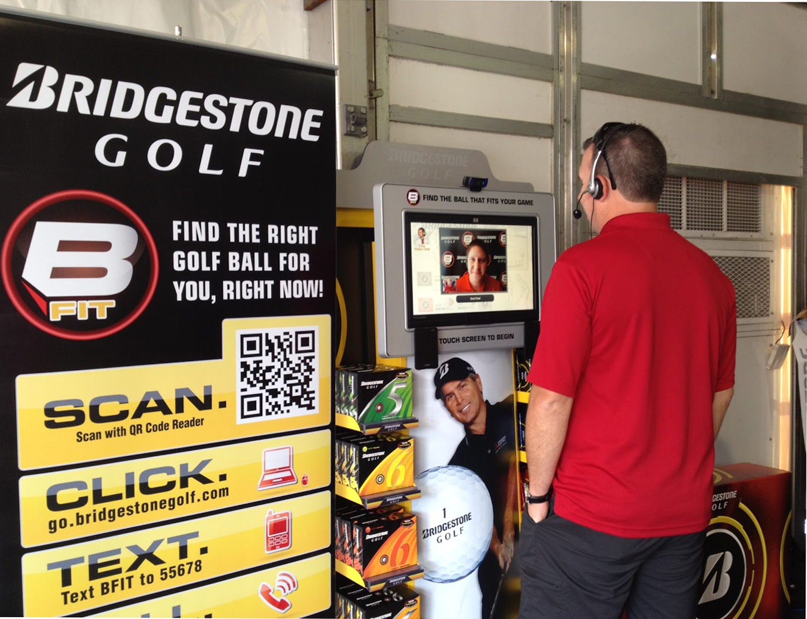 American Golfer Bridgestone Golf Unveils Live InStore Video Chat Ball