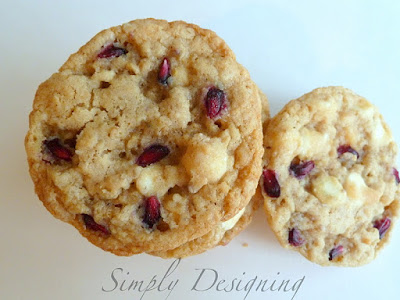 Pomegranate White Chocolate Chip Cookies 11 cookies+03 | Pomegranate White Chocolate Chip Cookies | 11 |