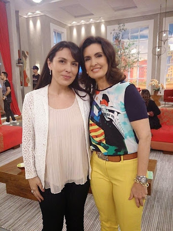 Karen Terahata no programa "Encontro com Fátima Bernardes", assista!