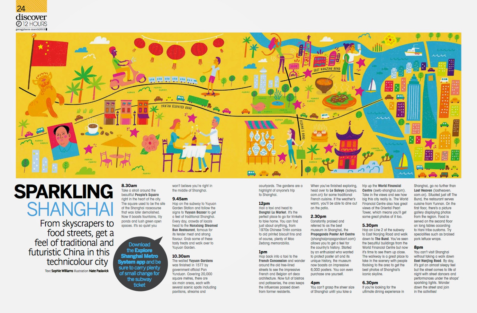 I Draw Maps Illustrated Map Of Shanghai For Going Places Magazine