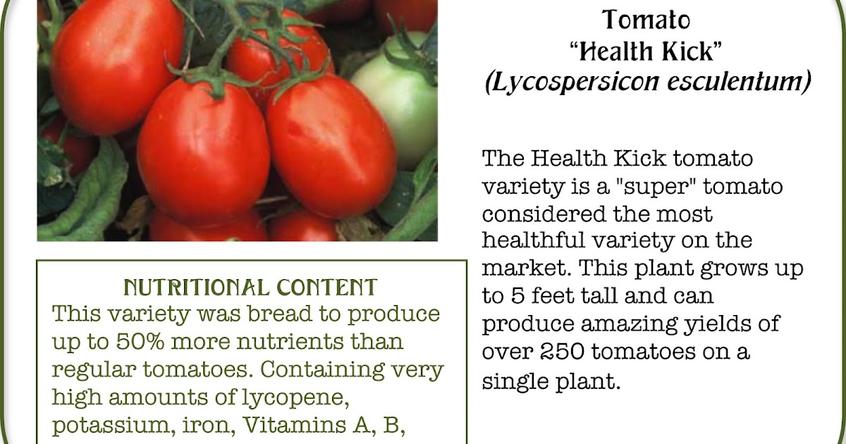 Grow This Nutritional Tomatoes