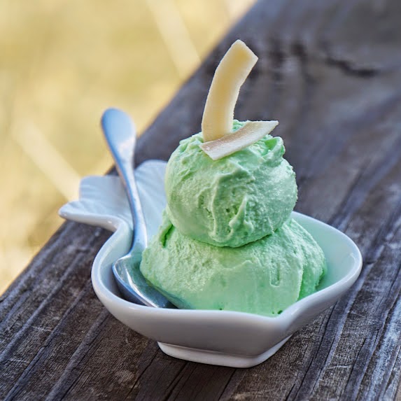 coconut pandan ice cream