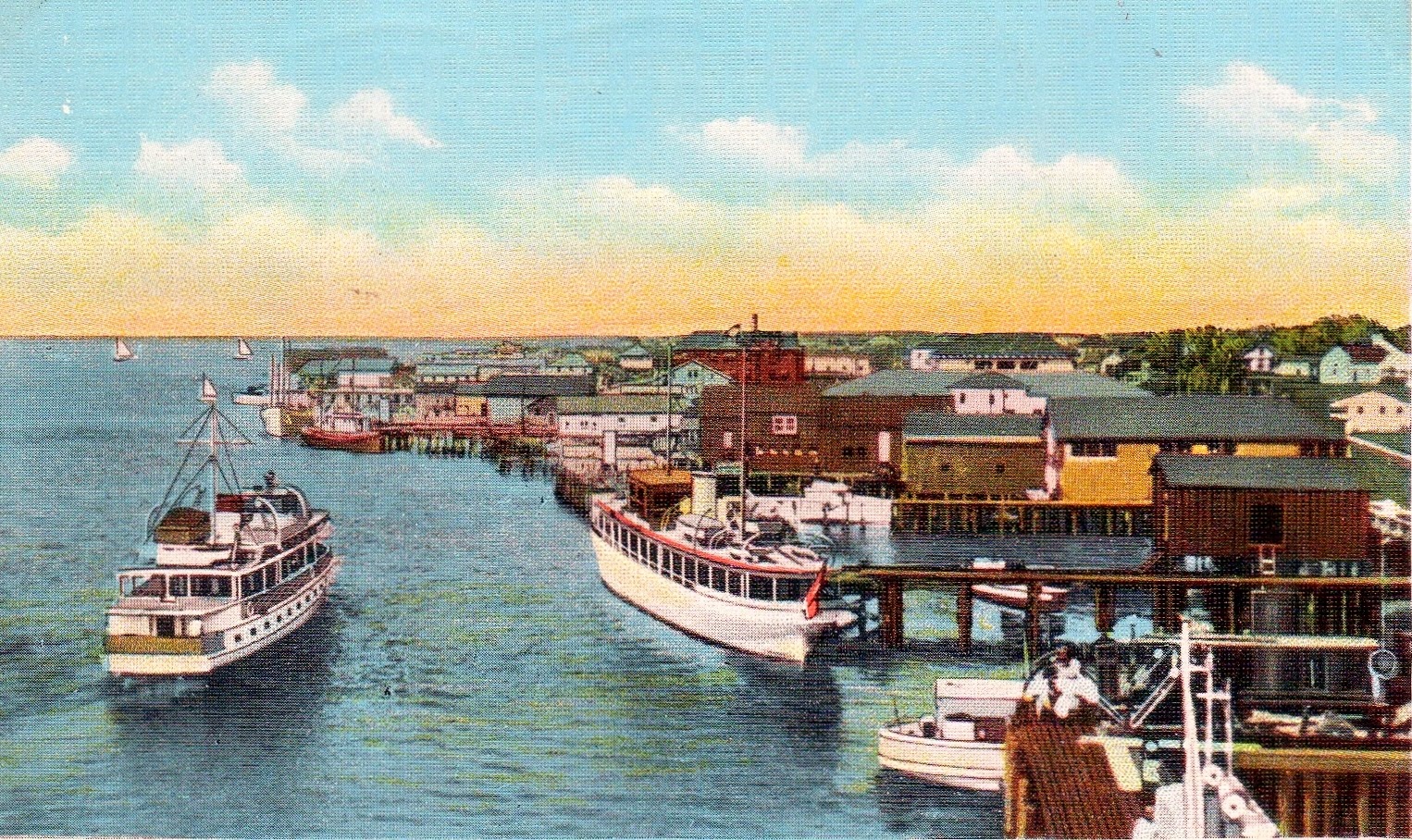 Wordless Wednesday Morehead City Postcards