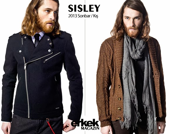 Sisley 2013 Erkek Sonbahar Kış Modası