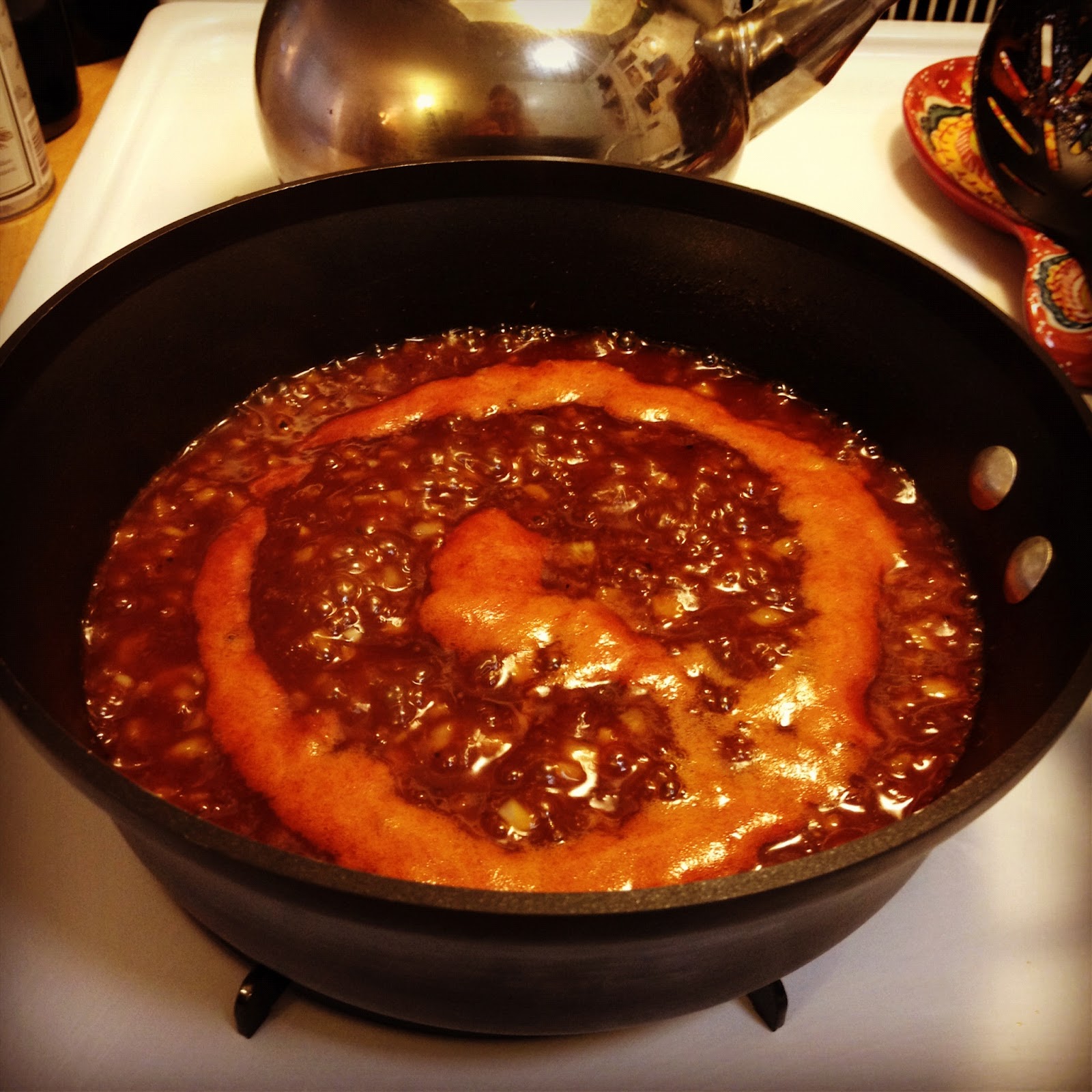 The Lush Chef Bourbon Orange Coriander BBQ Sauce