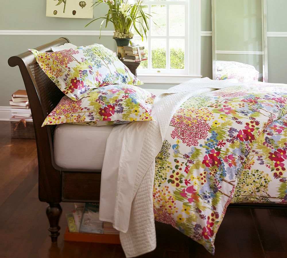 Harlands Organic Furnishings Home Organic bed linen at Pottery Barn