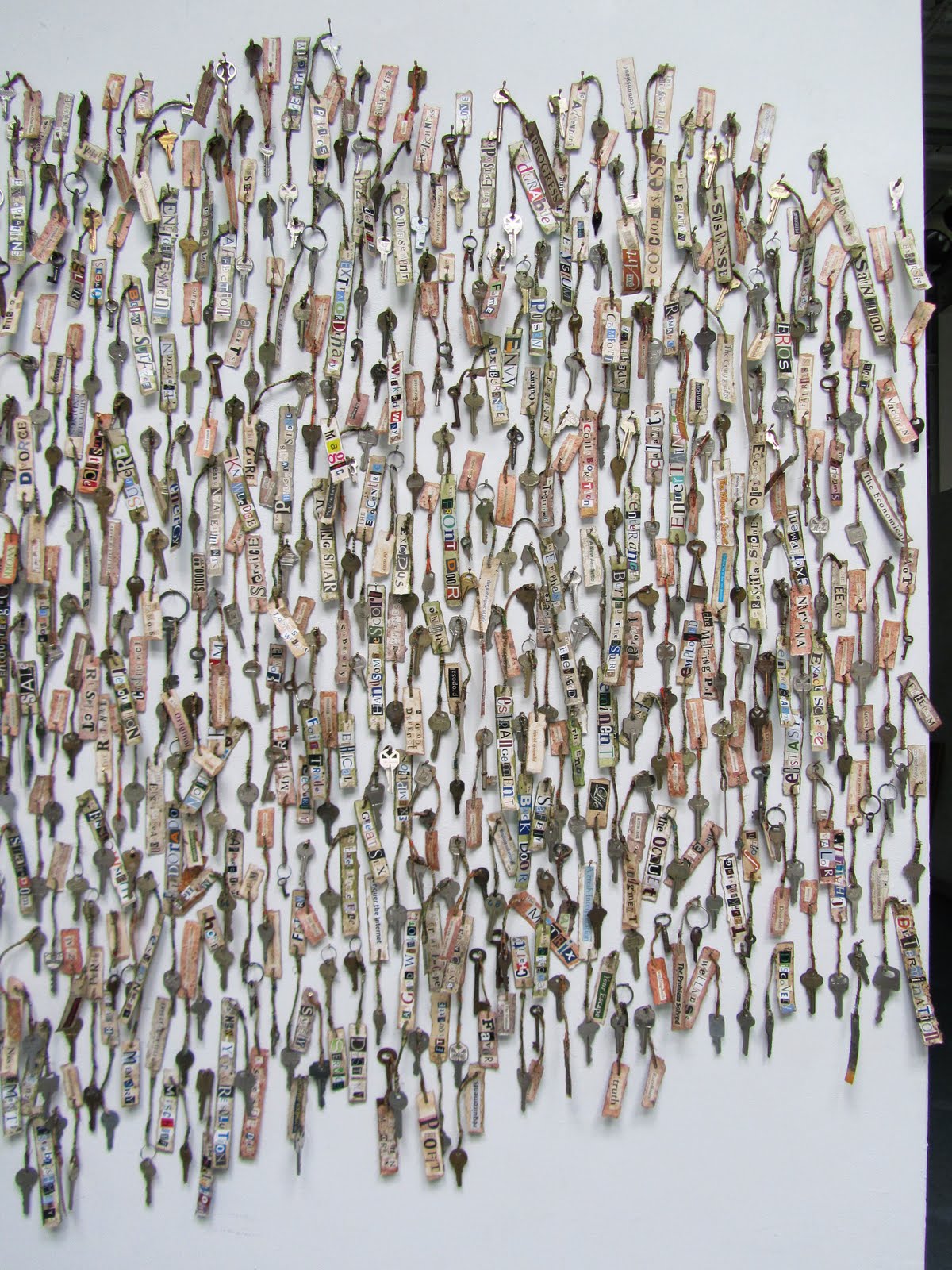 Art In Stitches The Wall of Keys