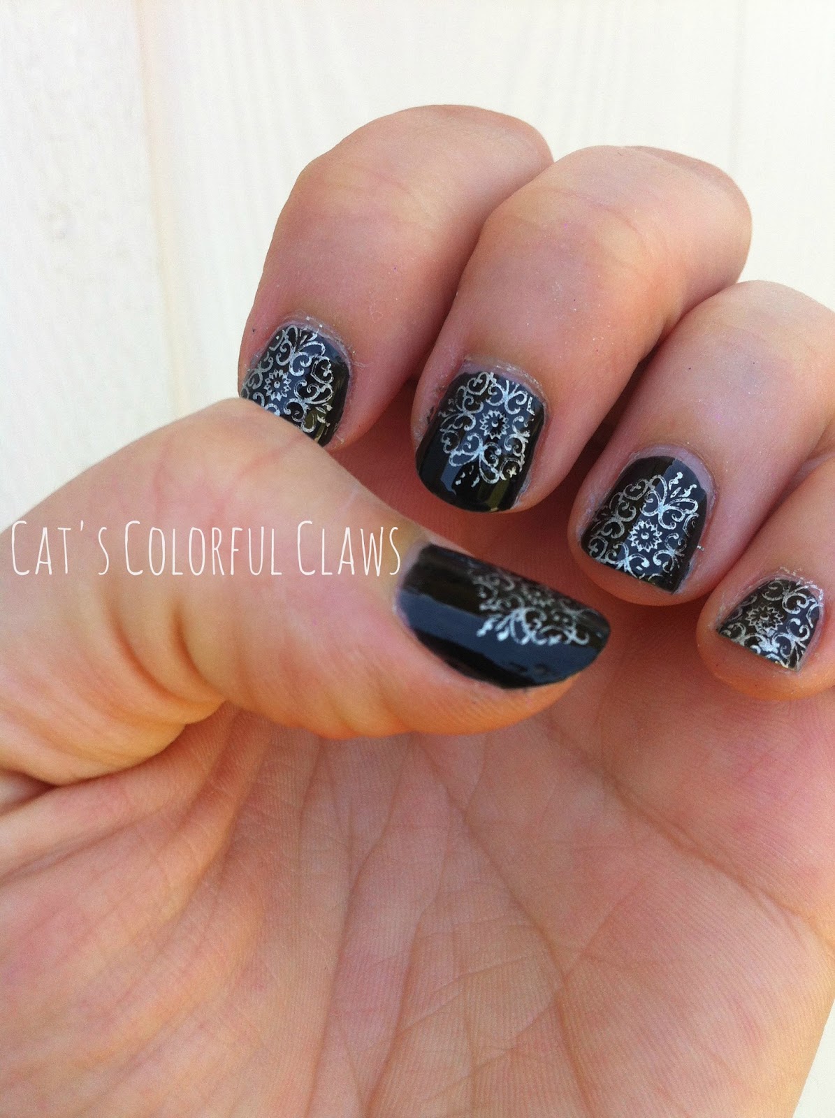 Cat's Colorful Claws Jewelry Challenge Silver Earrings